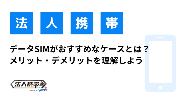 データSIM（シム）がおすすめなケースとは？ メリット・デメリットを理解しよう